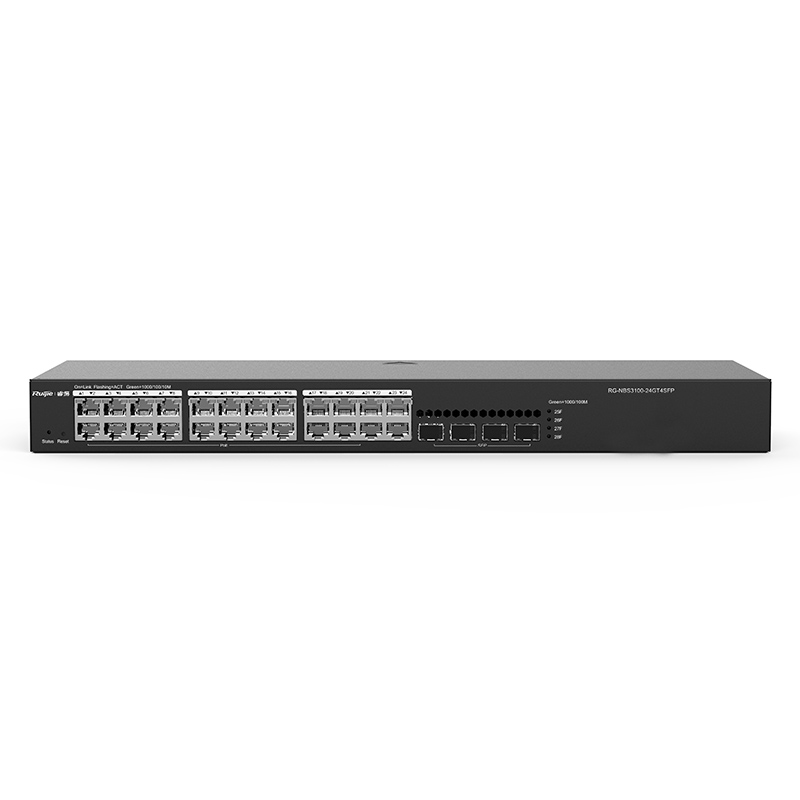锐捷睿易RG-NBS3100-24GT4SFP 面向中小企业的高性价比千兆网管交换机